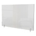 GHENT MANUFACTURING INC. PEC1842-H Ghent Partition Extender, With Screws, 18inH x 42inW x 13/16inD, Clear