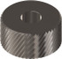 MSC KMRX230N Beveled Face Knurl Wheel: 3/4" Dia, 90 ° Tooth Angle, 30 TPI, Diagonal, Cobalt