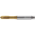Walter-Prototyp 6149202 Spiral Point Tap: M2x0.4 Metric, 3 Flutes, Plug Chamfer, 7G Class of Fit, High-Speed Steel-E, TiN Coated