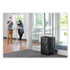 SAFCO PRODUCTS 9372BL Twist Waste Receptacle with Open Top, 32 gal, Steel, Black