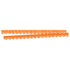 BARKER CREEK PUBLISHING, INC. BC3705 Barker Creek Scalloped-Edge Border Strips, 2 1/4in x 36in, Happy Tangerine, Pre-K To College, Pack Of 26