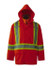 Viking 6400JO-XL Rain Jacket: Size X-Large, High-Visibility Orange, Polyester