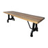 COAST TO COAST IMPORTS, LLC. Coast to Coast 73385  Santiago Dining Bench, Frisco Brown/Black