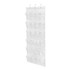 HONEY-CAN-DO INTERNATIONAL, LLC Honey Can Do SFT-01242 Honey-Can-Do Over-The-Door 24-Pocket Closet Organizer, 57inH x 21inW x 2 1/2inD, White