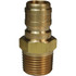 Dixon Valve & Coupling E10M10-B Hydraulic Hose Fittings & Couplings; Type: E-Series Straight Through Male Threaded Plug ; Fitting Type: Male Plug ; Hose Inside Diameter (Decimal Inch): 1.2500 ; Hose Size: 1-1/4 ; Material: Brass ; Thread Type: NPTF