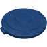 Carlisle 84105614 Trash Can & Recycling Container Lids; Lid Type: Flat ; Lid Shape: Round ; Container Shape: Round ; Compatible Container Capacity: 55 Gallon ; Color: Blue ; Material: HDPE