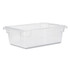 RUBBERMAID COMMERCIAL PROD. 3309 CLE Food/Tote Boxes, 3.5 gal, 18 x 12 x 6, Clear, Plastic