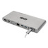 EATON CORPORATION Tripp Lite by U442DOCK4S USB Type-C Docking Station, 3.5mm/Displayport/HDMI/RJ45/Thunderbolt 3/USB A/USB C/VGA, Silver