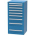 Vidmar XSEP3155ALBB Modular Steel Storage Cabinet: 30" Wide, 27.7969" Deep, 59" High