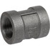 USA Industrials ZUSA-PF-20506 Black Pipe Fittings; Fitting Type: Coupling ; Fitting Size: 1-1/2" ; End Connections: NPT ; Material: Iron ; Classification: 300 ; Fitting Shape: Straight