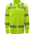 GSS Safety LLC GSS Safety Class 3 New Designed Lightweight Shirt Rip Stop Bottom Down Shirt w/SPF 50+ Lime-2XL p/n 7505-2XL