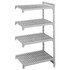 Cambro Manufacturing Camshelving® Premium Add-On Unit - 4 Vented Shelves 18x48x72 p/n CPA184872V4480