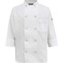 Vf Imagewear Inc Chef Designs Women's 10 Button-Front Chef Coat Pearl Buttons White Polyester/Cotton 2XL p/n 0401WHRGXXL