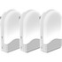 ENGLEWOOD MARKETING LLC Sunbeam 16986  16986 3-in-1 Instabeam Emergency Lights & Task Lights, White, Pack Of 3 Lights