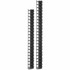 AMERICAN POWER CONVERSION CORP AR7722 APC by Schneider Electric Vertical Cable Manager for NetShelter SX 600mm Wide 45U (Qty 2) - Cable Manager - Black - 2 - 45U Rack Height - TAA Compliant