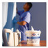 CLOROX SALES CO. Healthcare® 30577 Bleach Germicidal Wipes, 1-Ply, 6 x 5, Unscented, White, 150/Canister