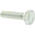 Bowmalloy 36314 Hex Head Cap Screw: 1/4-28 x 4", Grade 9 Alloy Steel, Zinc-Plated Clear Chromate