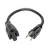 TRIPP LITE P024-001-13A Eaton Tripp Lite Series Power Extension Cord, NEMA 5-15P to NEMA 5-15R - 13A, 120V, 16 AWG, 1 ft. (0.31 m), Black - Power extension cable - NEMA 5-15 (F) to NEMA 5-15P (M) - AC 110 V - 1 ft - black