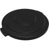 Carlisle 84103303 Trash Can & Recycling Container Lids; Lid Type: Flat ; Lid Shape: Round ; Container Shape: Round ; Compatible Container Capacity: 32 Gallon ; Color: Black ; Material: HDPE