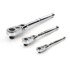 Tekton SRH92103 1/4, 3/8, 1/2 Inch Drive Flex Head Quick-Release Ratchet Set (3-Piece)