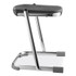 NATIONAL PUBLIC SEATING NPS® 6618 6600 Series Elephant Z-Stool, Backless, Supports Up to 500lb, 18" Seat Height, Black Seat, Chrome Frame