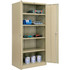 Global Industrial™ Storage Cabinet Turn Handle 36""W x 24""D x 78""H Tan Assembled p/n 493312TN