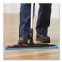 RUBBERMAID COMMERCIAL PROD. 2132426 Adaptable Flat Mop Kit, 19.5 x 5.5 Blue Microfiber Head, 48" to 72" Yellow Aluminum Handle