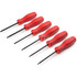 Tekton DST91002 Torx Hard-Handle Black Oxide Blade Screwdriver Set, 6-Piece (T10-T30)