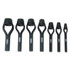 GENERAL TOOLS 318-1271ST Arch Punch Sets, Round, English, Plastic Roll Pouch