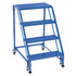 Vestil LAD-PW-26-4-P-N 4-Step Steel Step Ladder: Type IA, 40" High