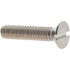 Value Collection 92590 Machine Screw: 1/4-20 x 1-1/4" OAL, Flat Head, Slotted