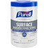 GOJO INDUSTRIES INC Purell 9342-06EA  Professional Surface Disinfecting Wipes, 7in x 8in, 110 Wipes Per Canister