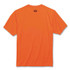 TENACIOUS HOLDINGS, INC. ergodyne® 21568 GloWear 8089 Non-Certified Hi-Vis T-Shirt, Polyester, 4X-Large, Orange