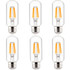 Sunshine Lighting Sunlite® LED T12 Filament Light Bulb E26 Base 3W 350 Lumens 2700K Warm White Pack of 6 p/n 40140-NS