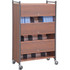Omnimed Inc. Omnimed® Versa Cabinet Style Rack with Locking Panels 3 Shelves Woodgrain p/n 282130-WG