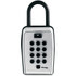 MASTER LOCK COMPANY LLC 5422D Master Lock Portable Key Safe - Push Button Lock - Weather Resistant, Scratch Resistant - for Door - Overall Size 7.2in Height x 5.3in Width x 2.2in Depth - Black, Silver - Metal, Vinyl