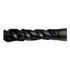 Yamawa 394617 Spiral Flute Tap:  M4 x 0.70,  Metric,  3 Flute,  2,  2B Class of Fit,  Vanadium High-Speed Steel,  Special Coating Finish