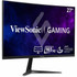 ViewSonic VX2718-2KPC-MHD 27 Inch Curved 1440p 1ms 180Hz Gaming Monitor with FreeSync Premium, Eye Care, HDMI and Display Port  CURVED DESIGN: 27 Inch QHD (2560x1440p) 1500R curved gaming monitor with thin bezelsMAXIMIZED GAMEPLAY: 180Hz refresh rate and 1ms MPRT response time (with DisplayPort) for ultimate gaming experienceULTRA-SMOOTH GAMING: FreeSync Premium technology enables fluid and tear-free gameplayENHANCED VIEWING COMFORT: Flicker-Free technology and Blue Light Filter for reduced eye fatigueGAME ON: An arsenal of pre-set customizable visual modes keeps you ready for any FPS, RTS, or MOBA gamesFLEXIBLE CONNECTIVITY: The VX2718-2KPC-MHD supports laptops, PCs, and Macs with HDMI and DisplayPort inputs