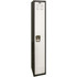 Hallowell U1282-1MR Lockers; Locker Style: Horizontal ; Locker Configuration: 1-Wide ; Assembled: No ; Shelf Capacity: 20 ; Handle Type: Recessed ; Locker Material: Steel