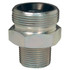 Dixon Valve & Coupling GM13 Ground Joint Hose Couplings; Thread Type: MNPT x MNPSM ; Thread Size: 1; 1-1/2 ; Type: Spud ; Material: Plated Steel ; Size: 1 in ; Style: Male Spud