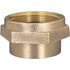 Dixon Valve & Coupling FFH2525F Brass & Chrome Pipe Fittings; Fitting Type: Double Female Hex Adapter ; Fitting Size: 2-1/2 x 2-1/2 ; End Connections: FNPT x FNST ; Material Grade: 360 ; Connection Type: Threaded ; Pressure Rating (psi): 175