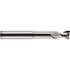 RobbJack FM-205-12 Square End Mill: 3/8'' Dia, 3/8'' LOC, 3/8'' Shank Dia, 4'' OAL, 2 Flutes, Solid Carbide