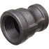 USA Industrials ZUSA-PF-15579 Black Pipe Fittings; Fitting Type: Reducers ; Fitting Size: 2" x 1-1/4" ; End Connections: NPT ; Material: Malleable Iron ; Classification: 150 ; Fitting Shape: Straight