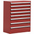 Rousseau Metal R5AHG-5815-081 Modular Steel Storage Cabinet: 27" Wide, 48" Deep, 60" High