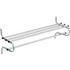 Global Industrial Interion® Wall Mount Coat & Towel Rack With Shelf 48""W Chrome p/n 695827