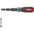 Milwaukee Tool 48-22-2921 Nutdriver Sets; Drive Size: 1/4 ; Handle Type: Cushion Grip ; Shaft Type: Solid ; Container Type: None ; Shaft Length (Inch): 4.68 ; Shaft Length: 4.68