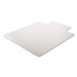 DEFLECTO CORPORATION CM13113 DuraMat Moderate Use Chair Mat for Low Pile Carpeted Floors, Rectangular with Lip, Beveled Edges, 36 x 48, Clear, Ships Flat