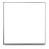 H. WILSON COMPANY WB4848W Luxor Magnetic Dry-Erase Whiteboard, 48in x 48in, Aluminum Frame With Silver Finish