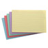 TOPS BRANDS Oxford 34610  Index Cards, Ruled, 4in x 6in, Assorted Colors, Pack Of 100