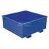 Vestil R-125-HD-BL Stationary Non-Tilt Hopper: 6,000 lb Capacity, 56" Wide, 55.19" Long, 24.6875" High